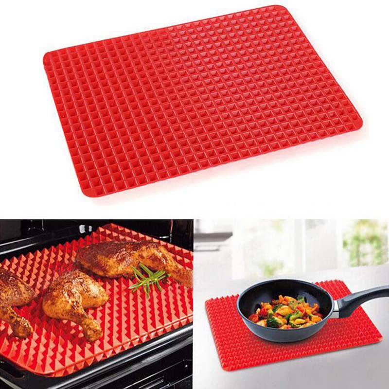 Red Silicone Baking Mat - Rheasie & Co