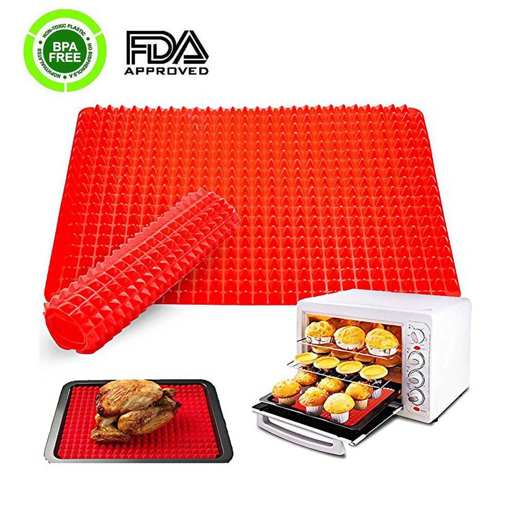 Red Silicone Baking Mat - Rheasie & Co