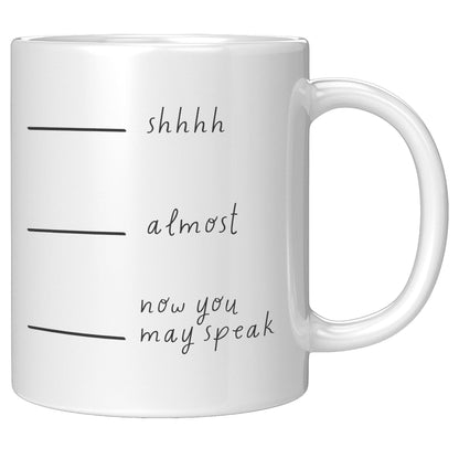 Shhh! Coffee Mug 325ml - Rheasie & Co