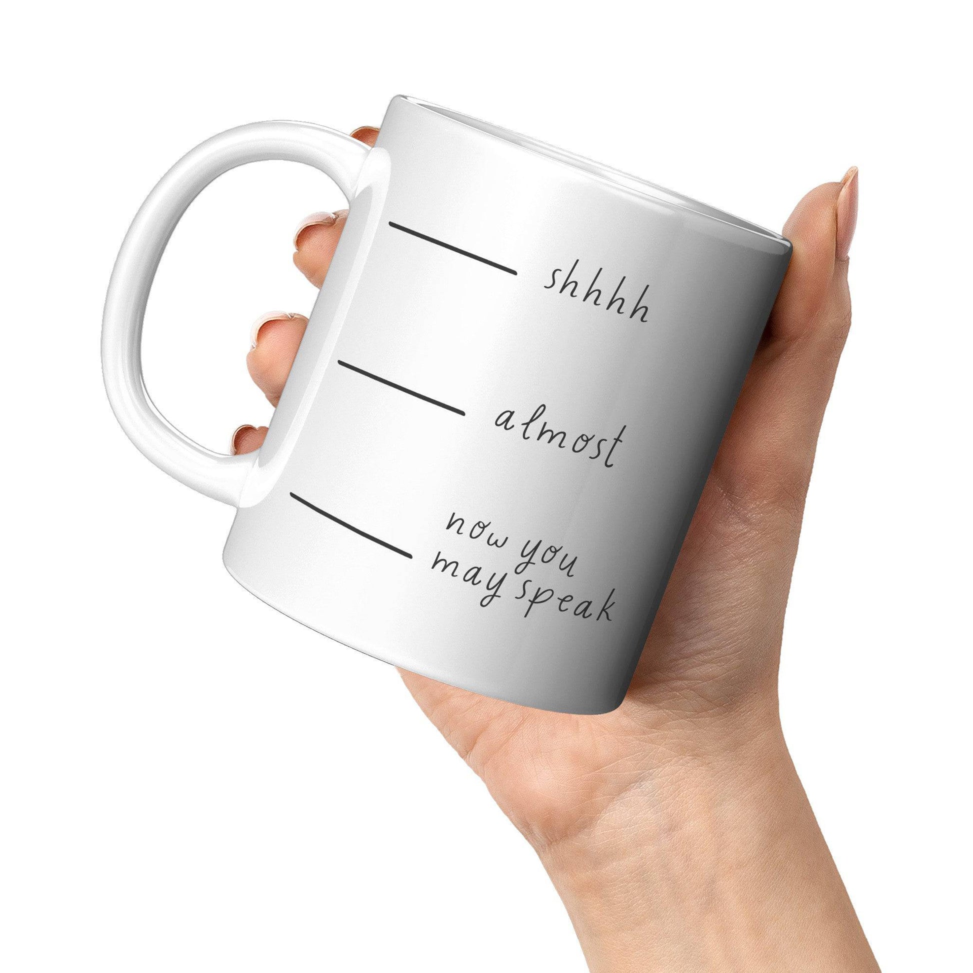 Shhh! Coffee Mug 325ml - Rheasie & Co