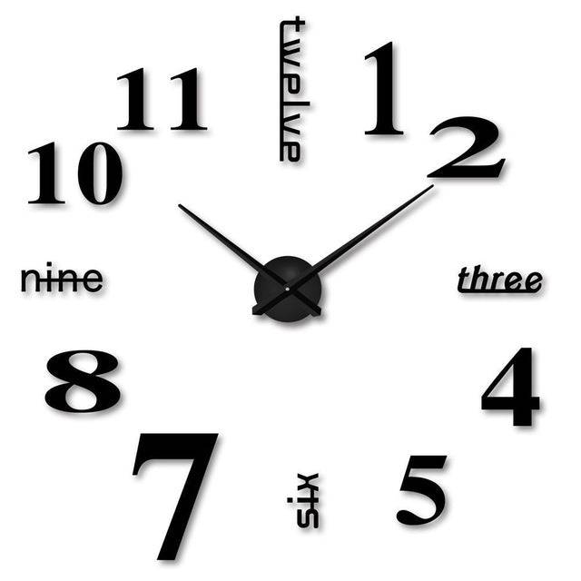 3D Wall Clock - EcoTomble