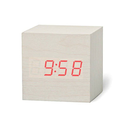 Wooden LED Alarm Clock - Rheasie & Co