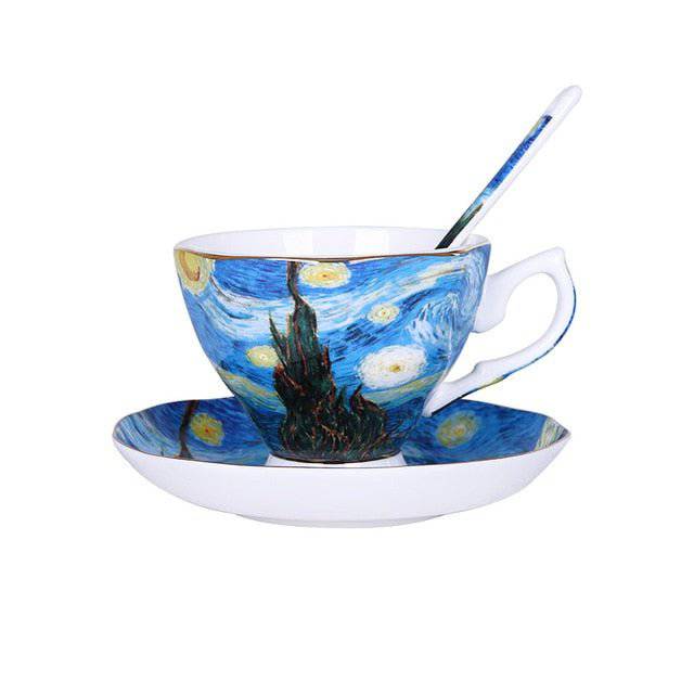 Van Gogh Tea Cups - Rheasie & Co