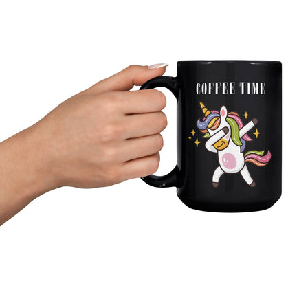 Unicorn Coffee - Time Mug 440ml - Rheasie & Co