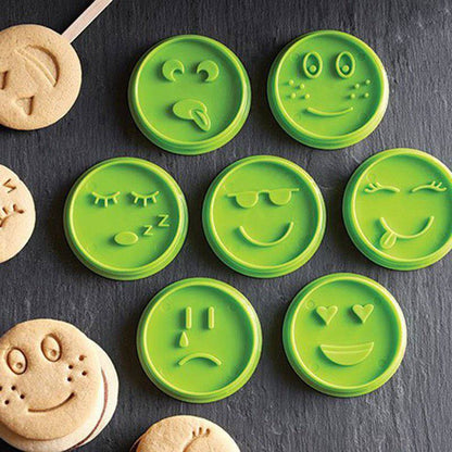 7Pcs Smiley Cookie Molds - EcoTomble