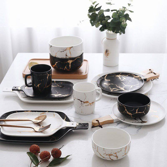 The Marble Servingware Collection - Rheasie & Co