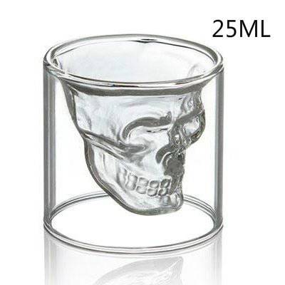 Skull Head Shot Glass (Set of 2 or 4) - Rheasie & Co