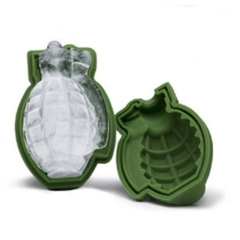 3D Grenade Ice Cube Silicone Mold - EcoTomble