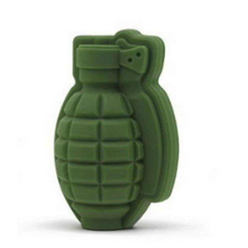 3D Grenade Ice Cube Silicone Mold - EcoTomble