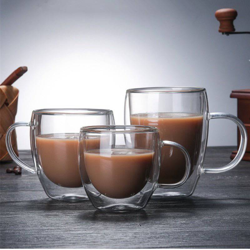 Café Style Glass Mug - EcoTomble