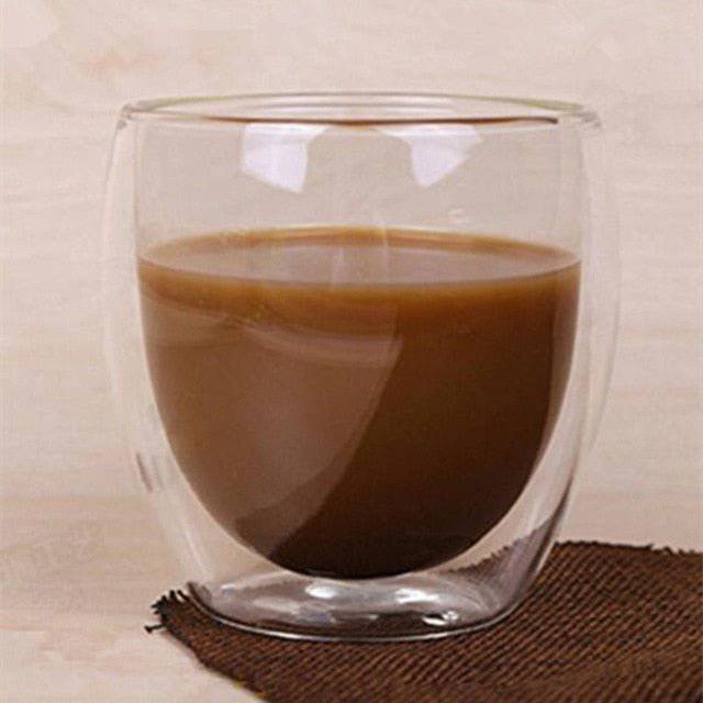 Café Style Glass Mug - EcoTomble