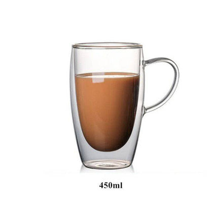 Café Style Glass Mug - EcoTomble