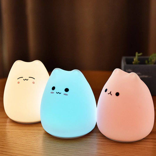 LED Kitty Cat Night Light - Rheasie & Co