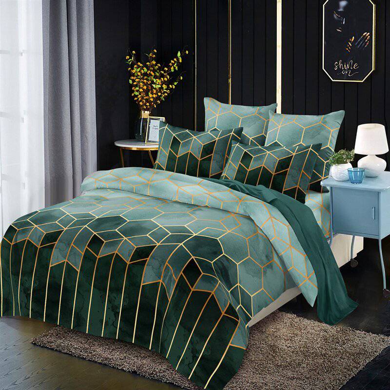 Geometric Quilt Cover - Rheasie & Co