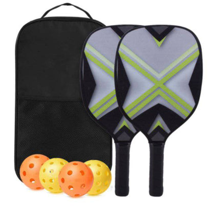 Pickleball Paddles Set - Includes 4 Balls - Rheasie & Co
