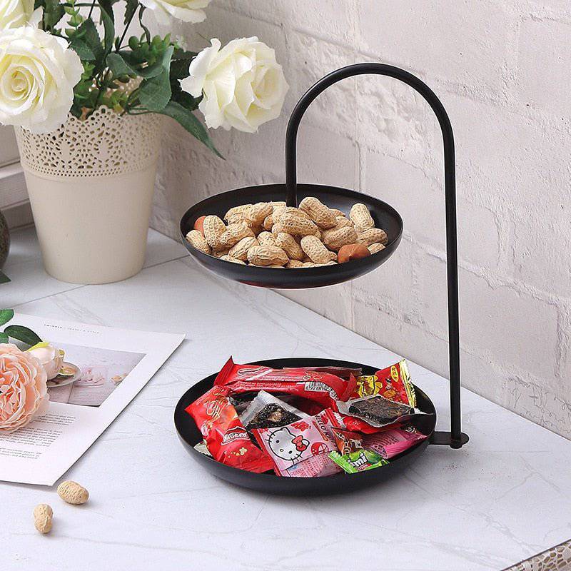 The Wrought Iron Double Tray - Rheasie & Co