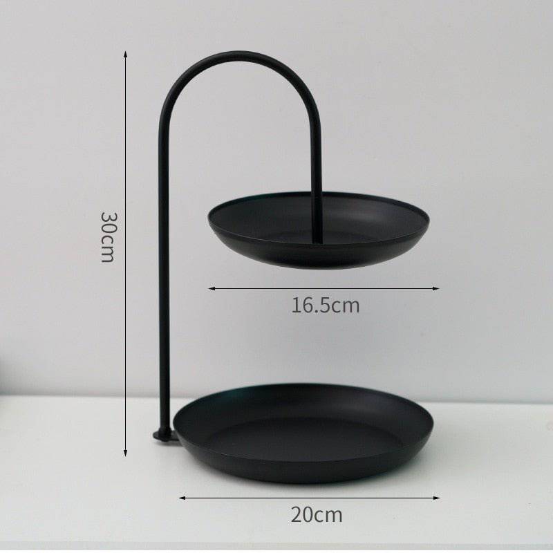 The Wrought Iron Double Tray - Rheasie & Co