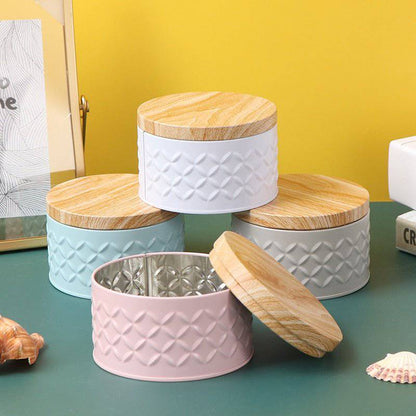 Pastel Storage Tins - Rheasie & Co