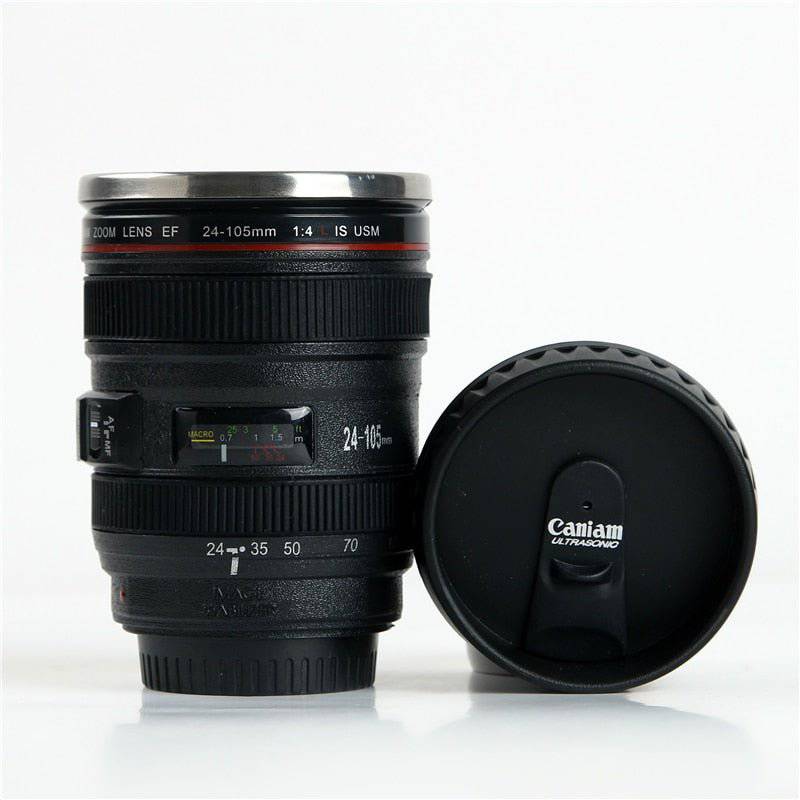 Camera Lens Coffee And Tea Travel Mug - EcoTomble