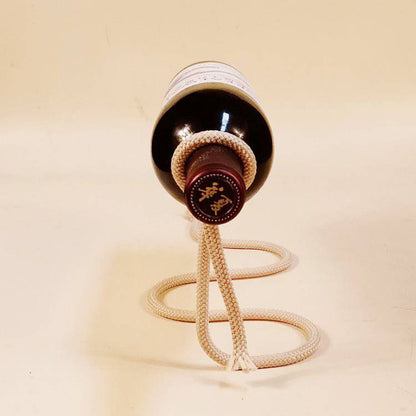 Suspended Rope Wine Bottle - Rheasie & Co
