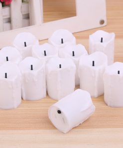 12 Piece Flameless Tealight Candles - EcoTomble