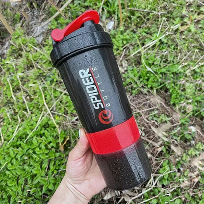 3 Layer Protein Shaker Bottle - Rheasie & Co