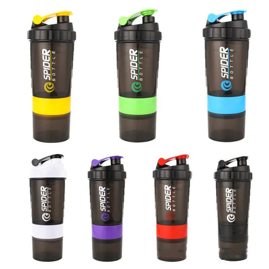 3 Layer Protein Shaker Bottle - Rheasie & Co