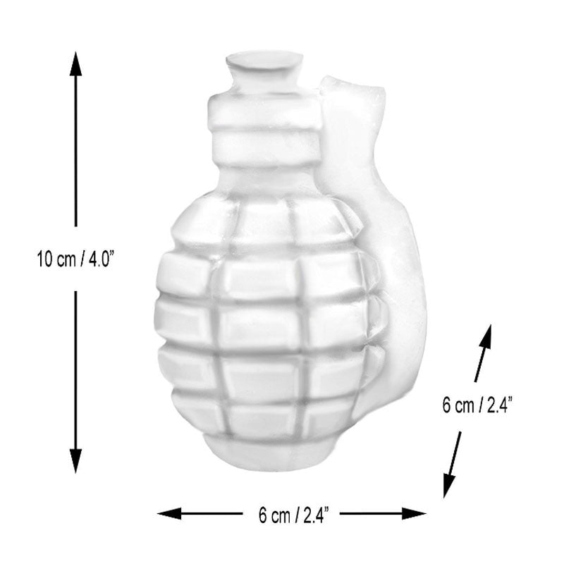 3D Grenade Ice Cube Silicone Mold - EcoTomble