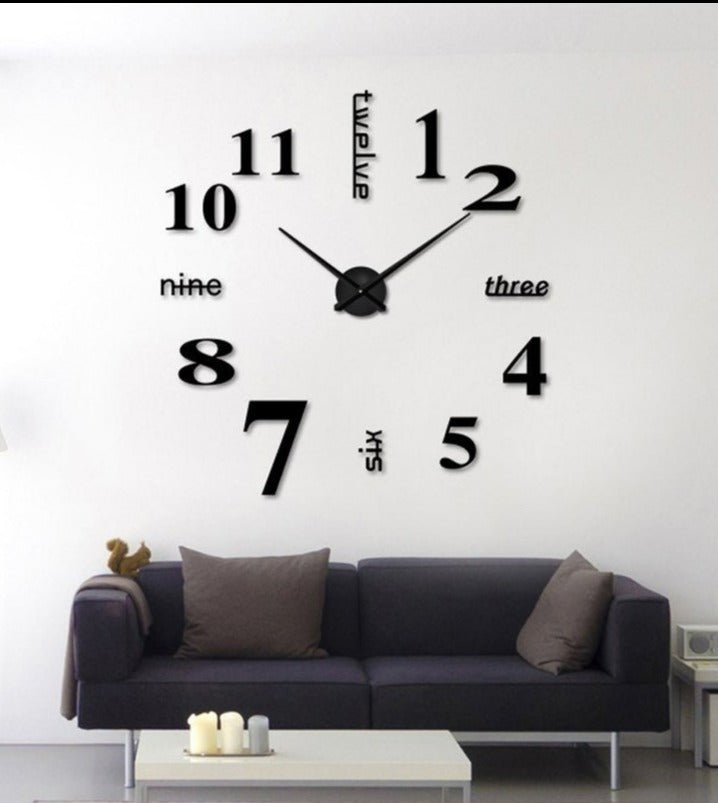 3D Wall Clock - EcoTomble