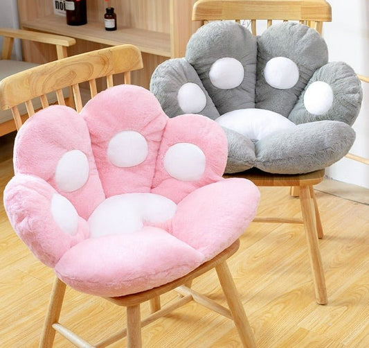 Bear Paw Plush Seat Cushion - EcoTomble