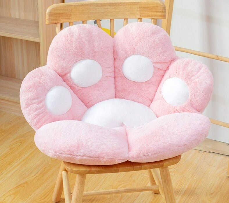 Bear Paw Plush Seat Cushion - EcoTomble