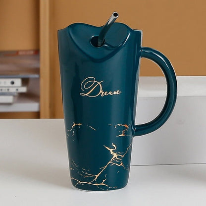Ceramic Mug With Drinking Straw - EcoTomble