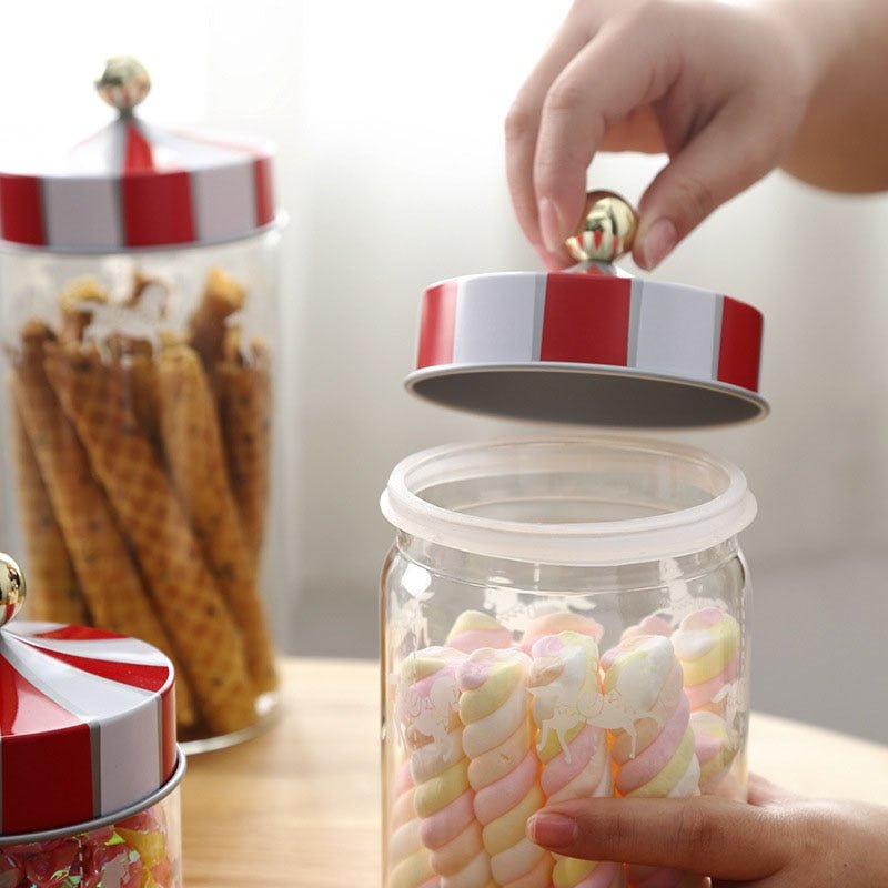 Candy Cane Storage Jars - EcoTomble