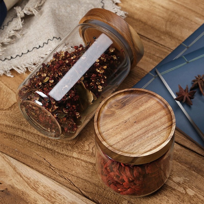 Glass Airtight Kitchen Storage Jar - Rheasie & Co