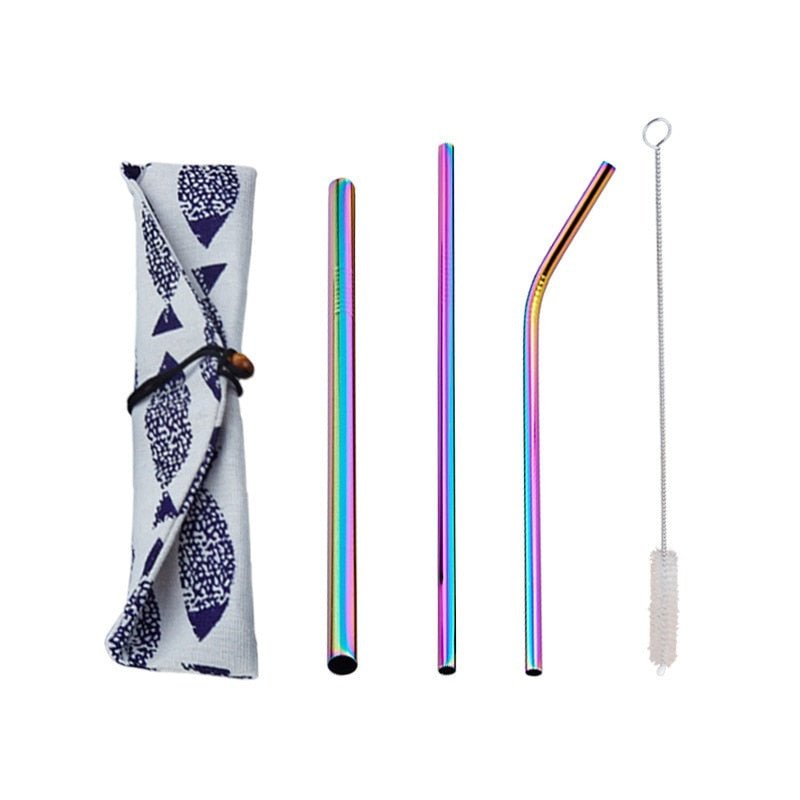 Gold Drinking Straws Sets - Rheasie & Co