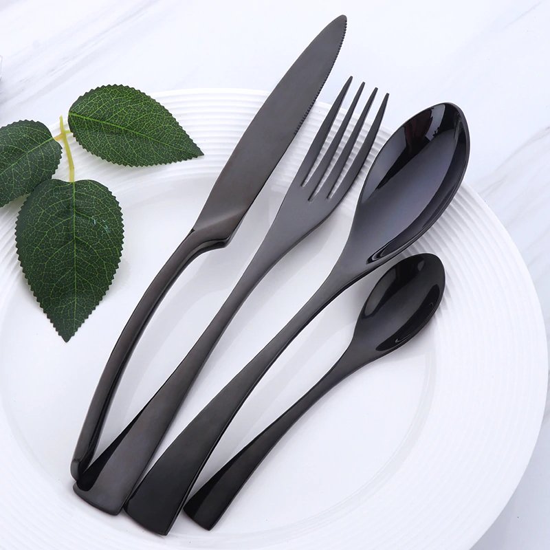 Hand-Polished Cutlery Set - (4, 16 or 24 Piece) - Rheasie & Co