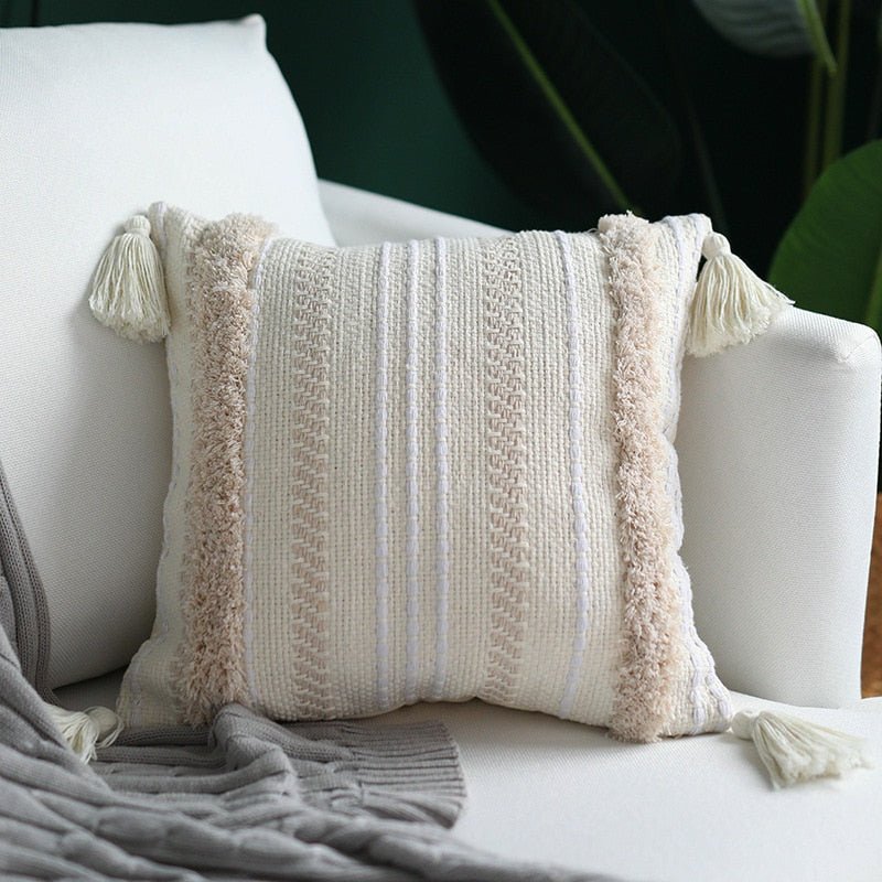 Moroccan Tassel Pillowcases - Rheasie & Co