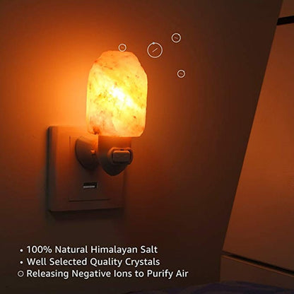 Natural Himalayan Crystal Salt Lamp - Rheasie & Co