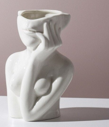 Nordic Woman Flower Vase - Rheasie & Co