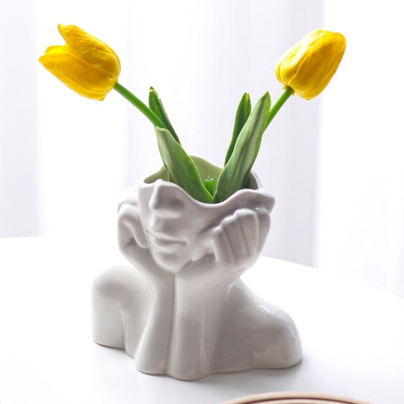 Nordic Woman Flower Vase - Rheasie & Co