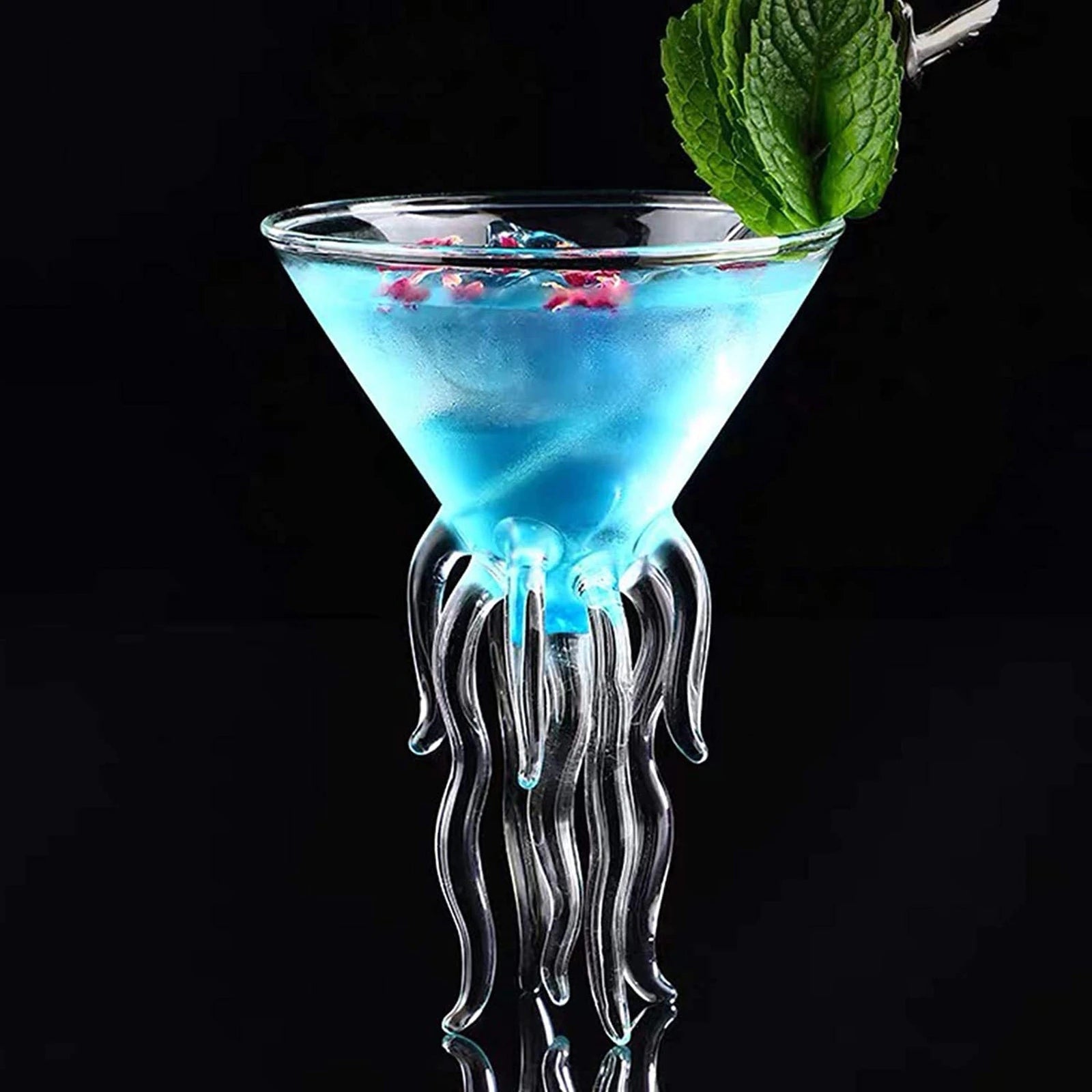 Octopus Cocktail Glass (4 or 6 Piece) - Rheasie & Co