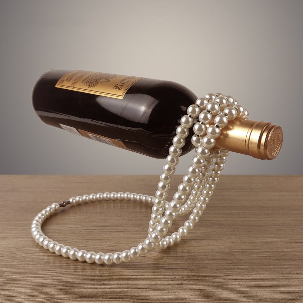 Pearl Necklace Wine Rack - Rheasie & Co