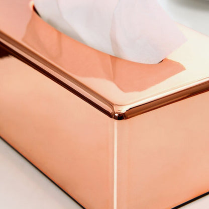 Rose Gold Tissue Box - Rheasie & Co