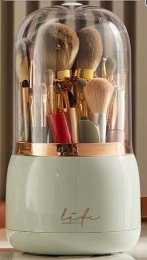 Rotating Makeup Brush Storage Box - Rheasie & Co