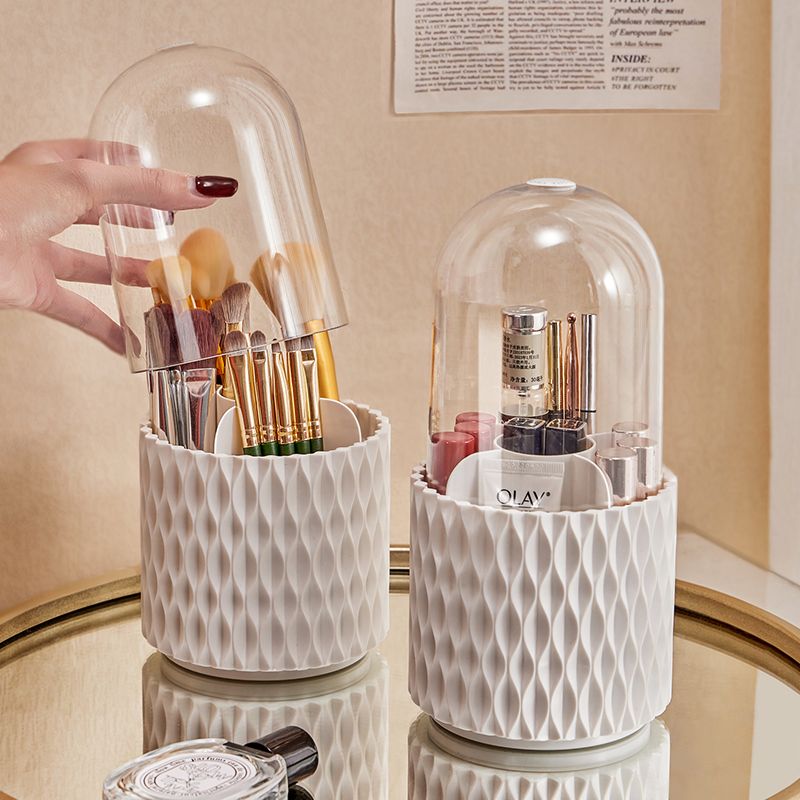 Rotating Makeup Brush Storage Box - Rheasie & Co