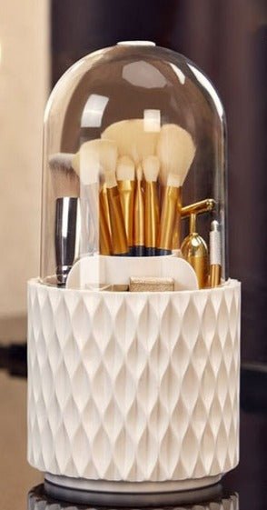 Rotating Makeup Brush Storage Box - Rheasie & Co