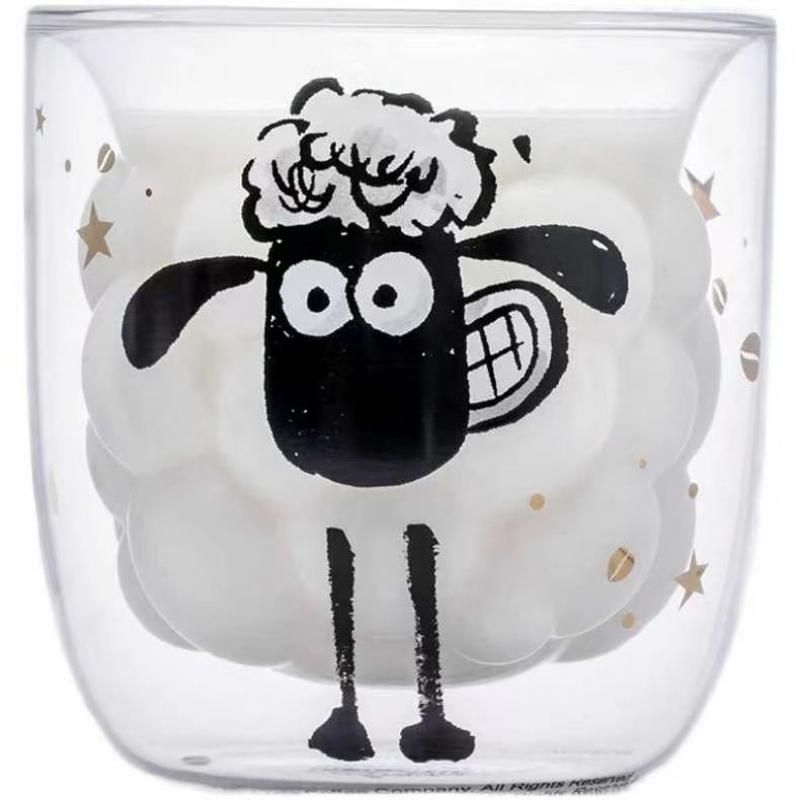 Shaun the Sheep Double Glass - Rheasie & Co