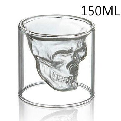 Skull Head Shot Glass (Set of 2 or 4) - Rheasie & Co