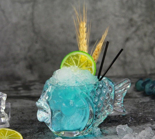 Something's Fishy Cocktail Glass - Rheasie & Co