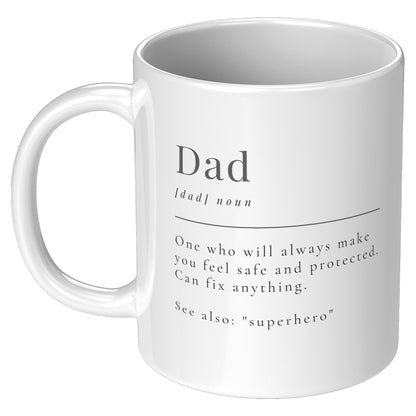 Superhero Dad Mug 325ml - Rheasie & Co